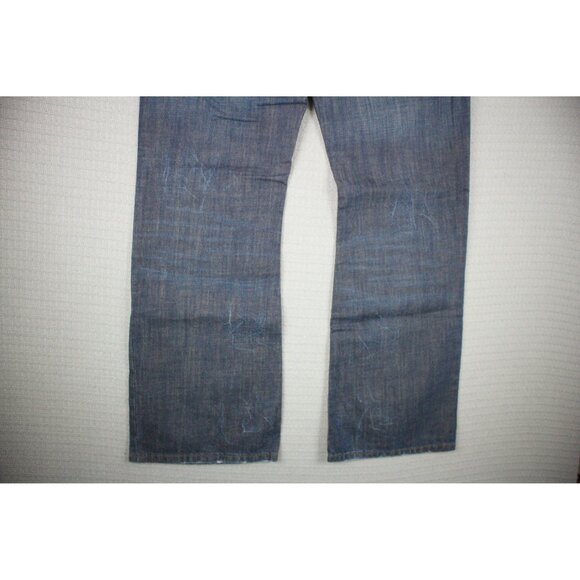 LTB 1948 Embroidered Wide Baggy Denim Jeans 34W - Picture 6 of 8